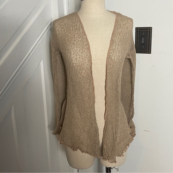 Back to Bali sheer open front cover up - Picture 1 of 3